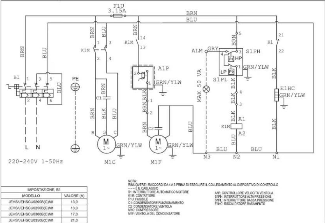 DAIKIN JEHCCU0077CM1 - Dati elettrici - 2