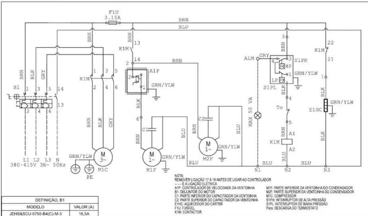 DAIKIN JEHCCU0077CM1 - Trifásico - 6