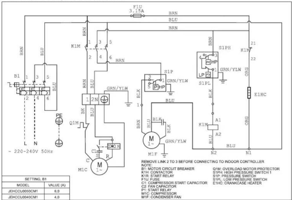 DAIKIN JEHCCU0140CM3 - Single Phase - 1