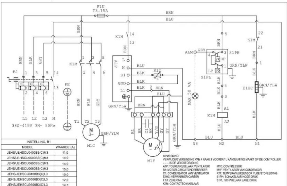 DAIKIN JEHCCU0100CM1 - EVI-unit series 4 - 2
