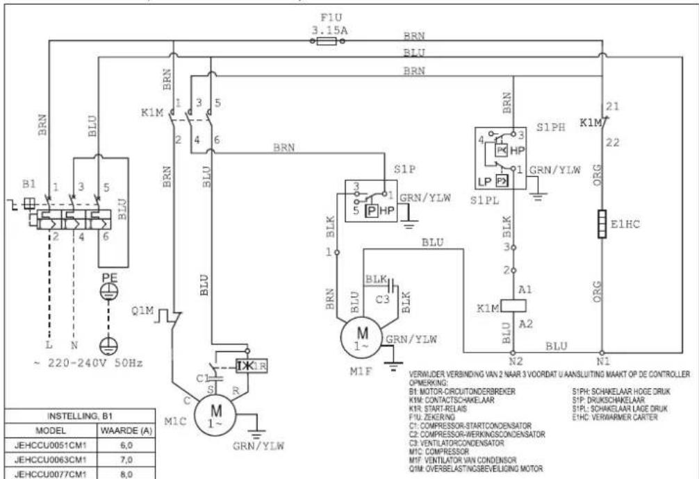 DAIKIN JEHCCU0100CM1 - Schetsmatige Weergave - 15