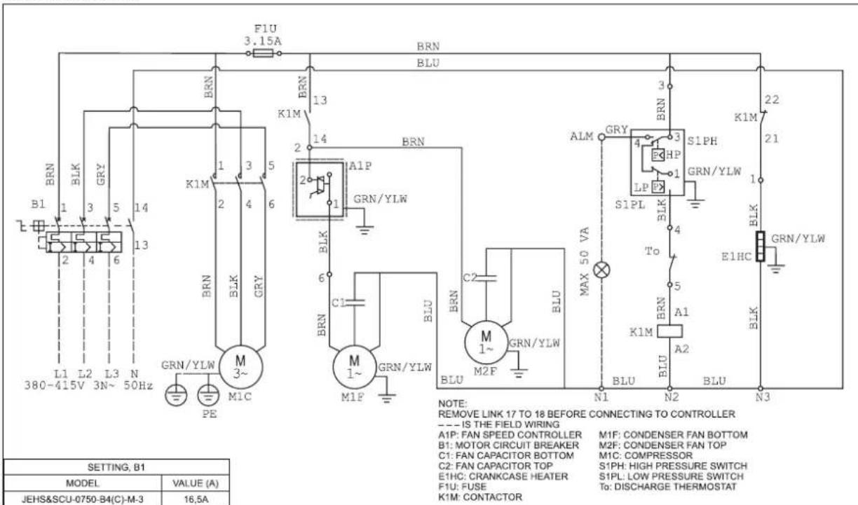 DAIKIN JEHCCU0140CM1 - Three Phase - 6