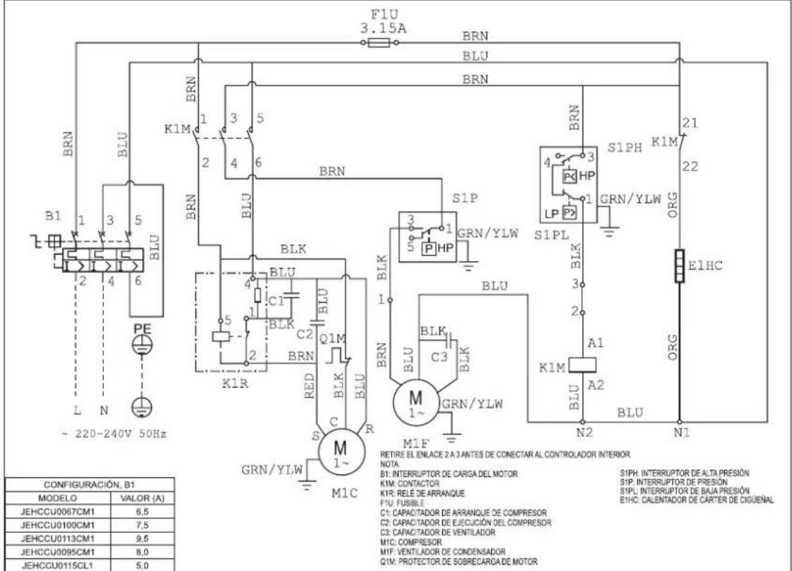 DAIKIN JEHCCU0140CM1 - Fase simple - 3