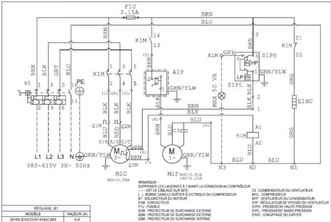 DAIKIN JEHCCU0140CM1 - Dreiphasig - 1