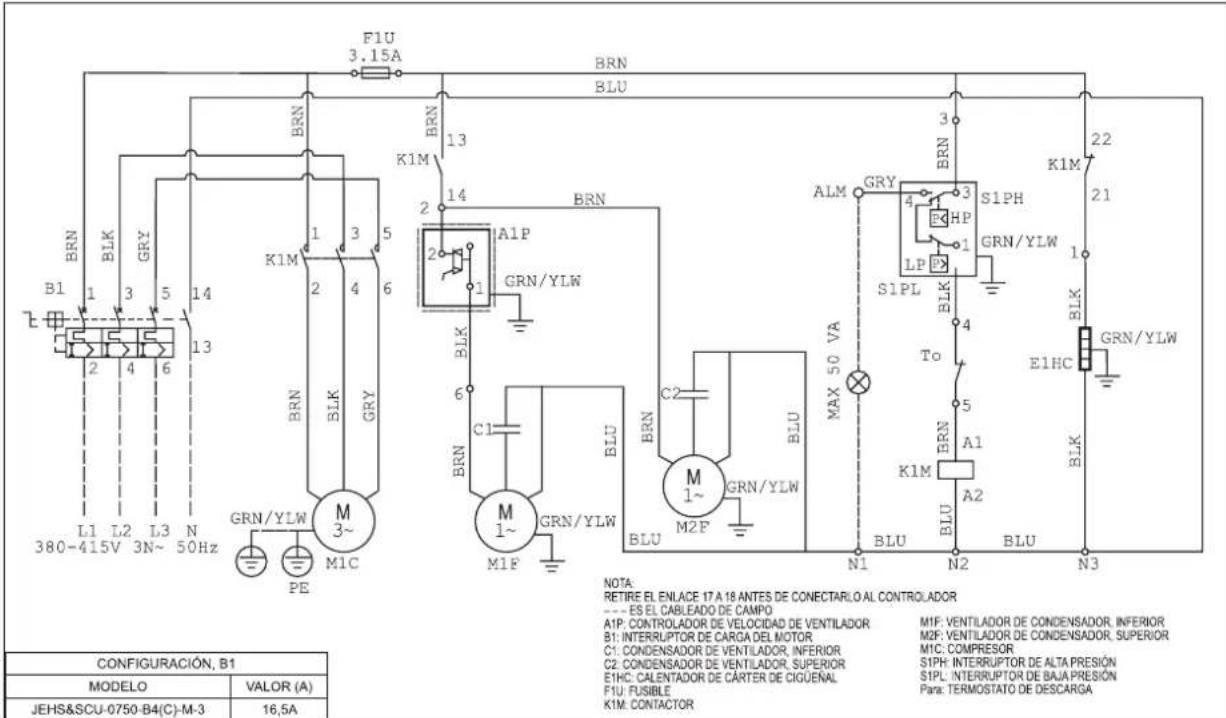 DAIKIN JEHCCU0051CM1 - Trifásico - 6
