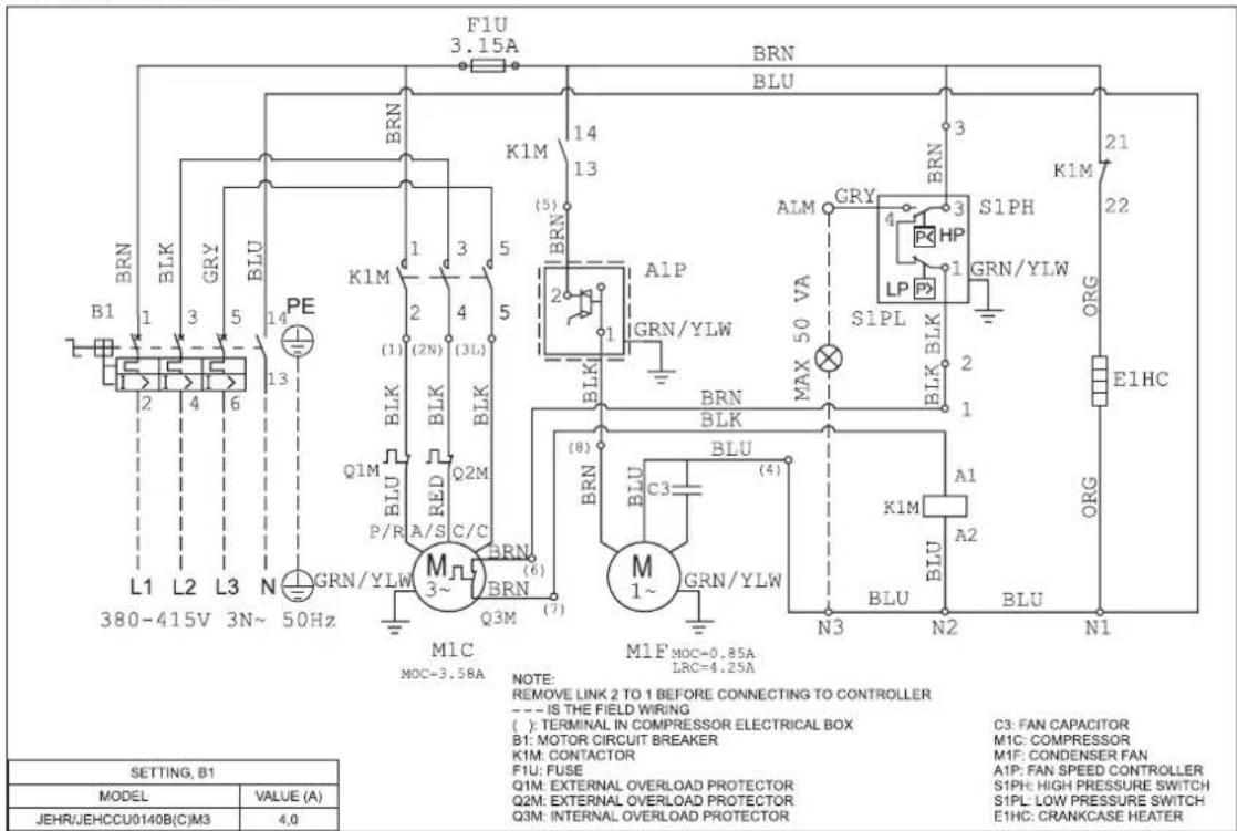 DAIKIN JEHCCU0051CM1 - Three Phase - 1