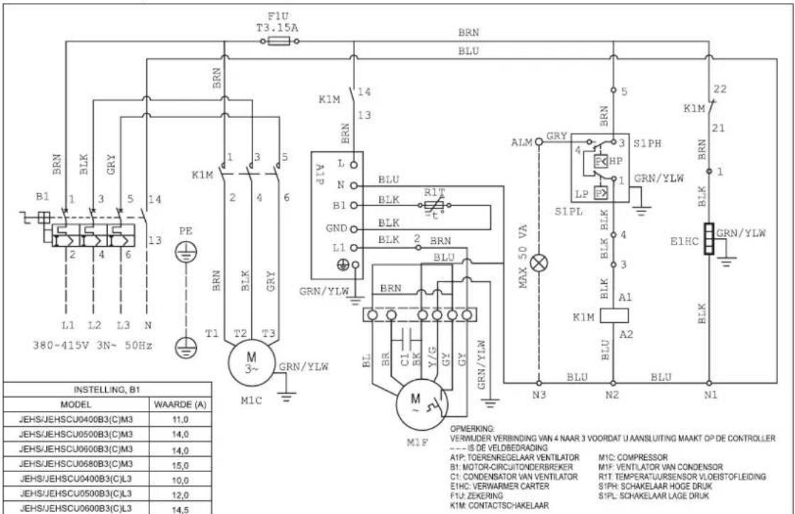 DAIKIN JEHSCU0600CL3 - Driefasig - 4