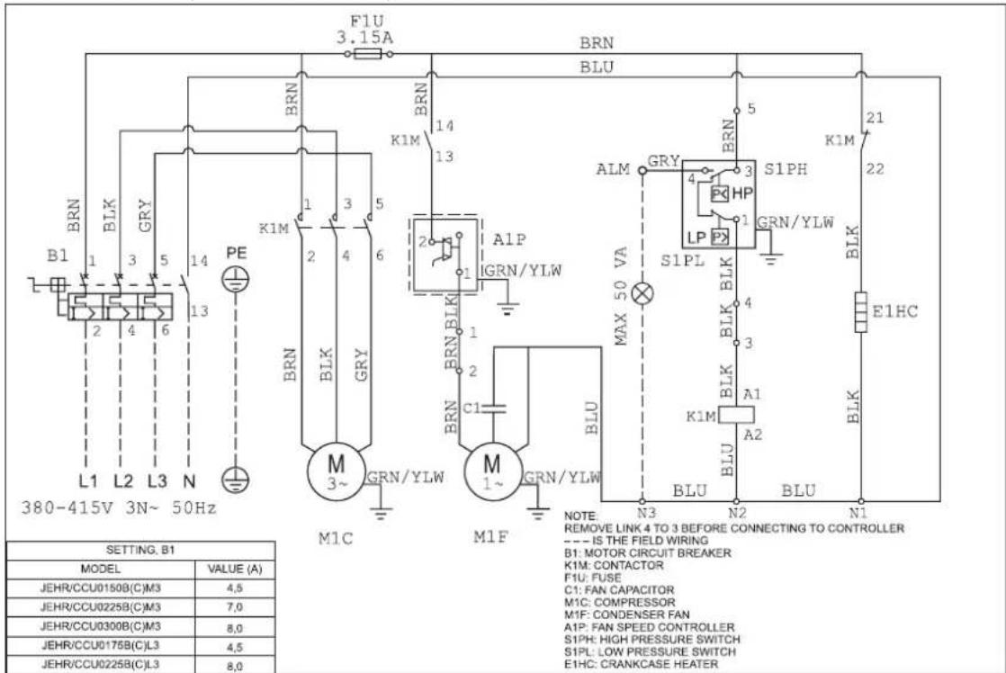 DAIKIN JEHSCU0600CL3 - Three Phase - 2