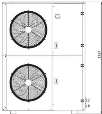 DAIKIN JEHSCU0950CL3 EVI - Rysunki obrysowe - 4