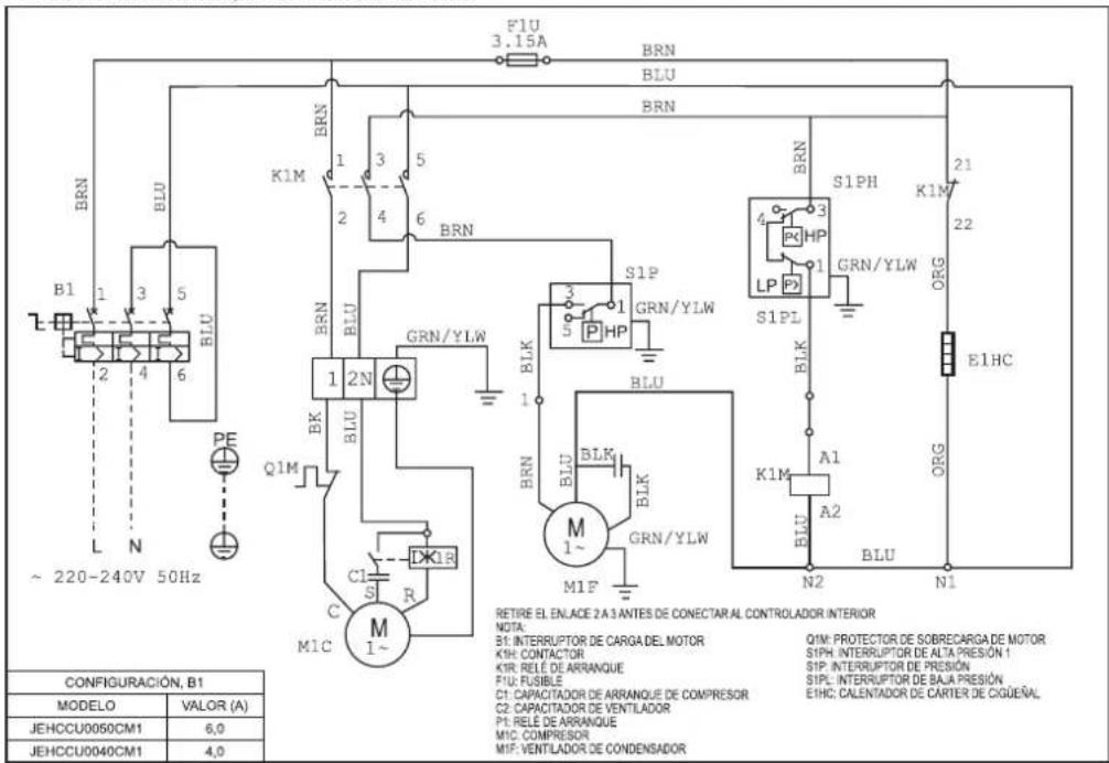 DAIKIN JEHSCU0300CL3 - Fase simple - 1