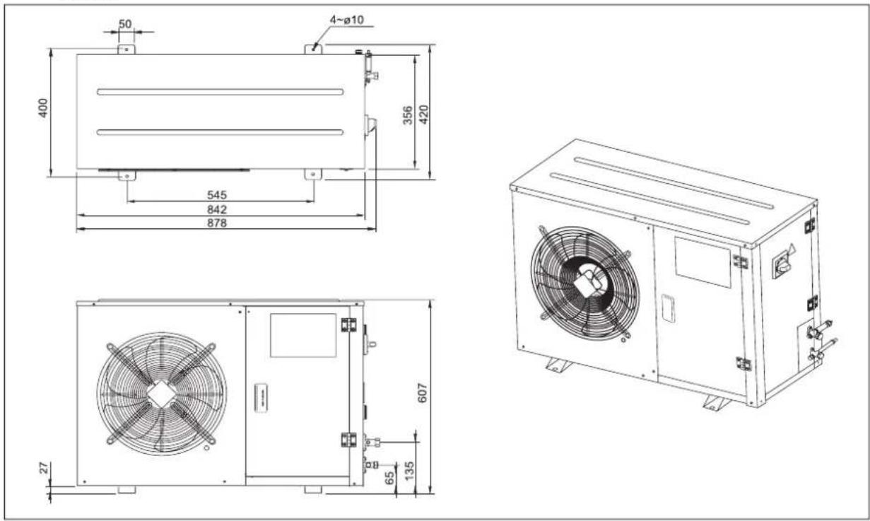 DAIKIN JEHSCU0951CL3 EVI - Outline drawings - 1
