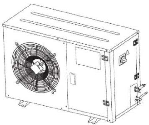 DAIKIN JEHSCU0951CL3 EVI - Schémas d'encombrement - 2