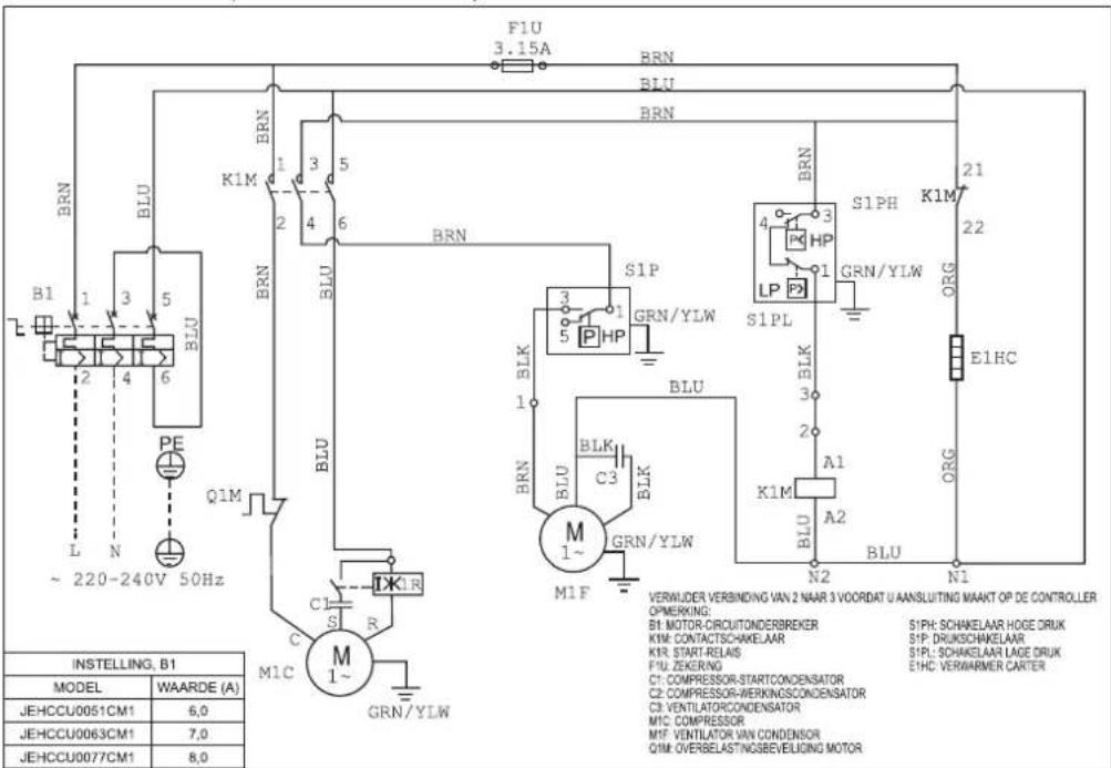 DAIKIN JEHSCU0951CL3 EVI - Schetsmatige Weergave - 6