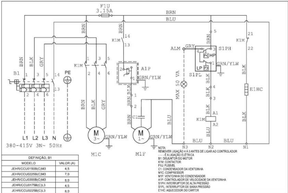 DAIKIN JEHSCU0951CL3 EVI - Trifásico - 2