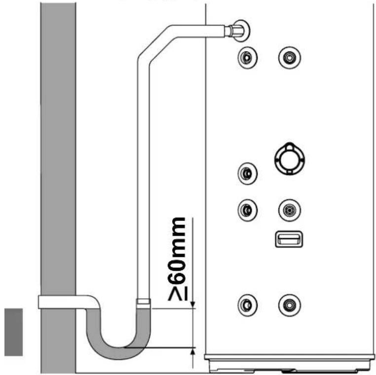 DAIKIN EKHHE260PCV37 - Condensate drain connection - 1