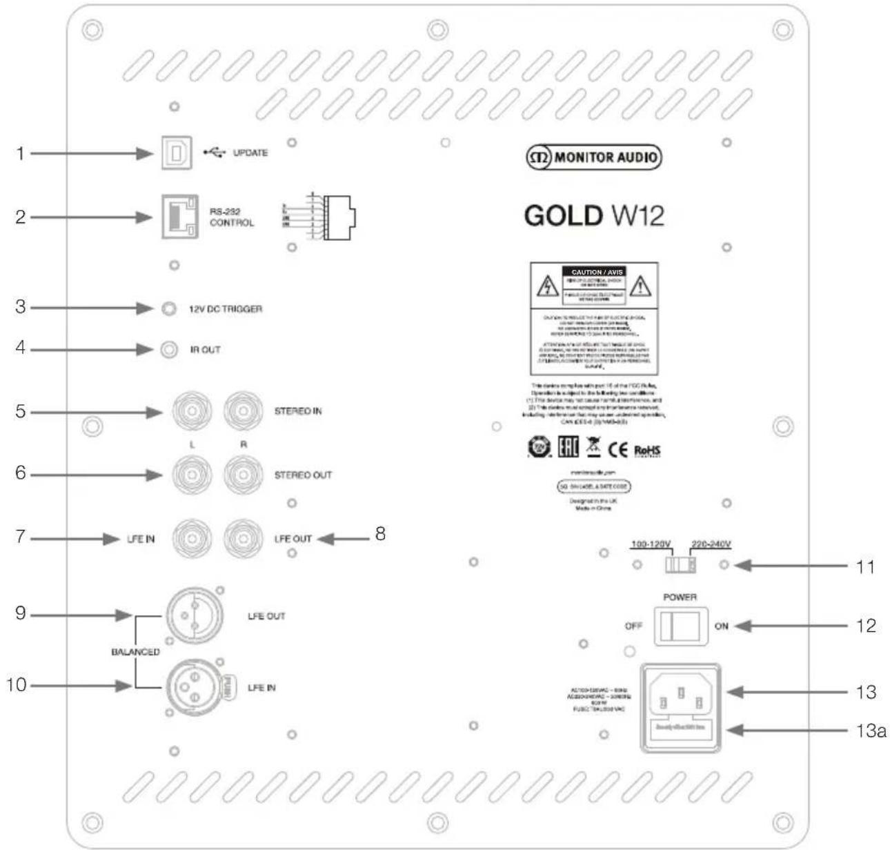 MONITOR AUDIO Gold 300 - Aufstellung mit Spike-Füßen bei Holzböden/harten Bodenbelägen - 1