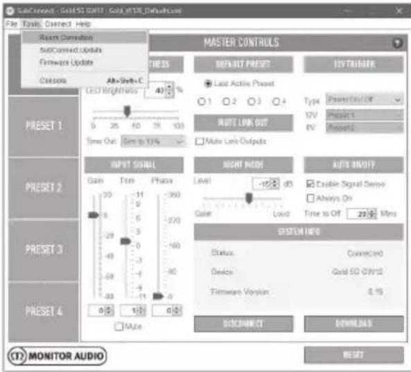 MONITOR AUDIO Gold 300 - Using SubConnect for Room Correction - 1