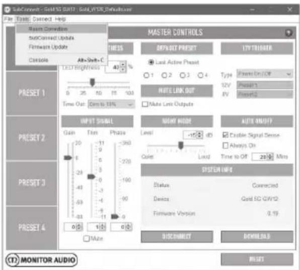 MONITOR AUDIO Gold 300 - 使用SubConnect进行房间校正 - 1