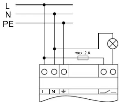 STEINEL P640 KNX - Conectar el notificador de diagnóstico - 1