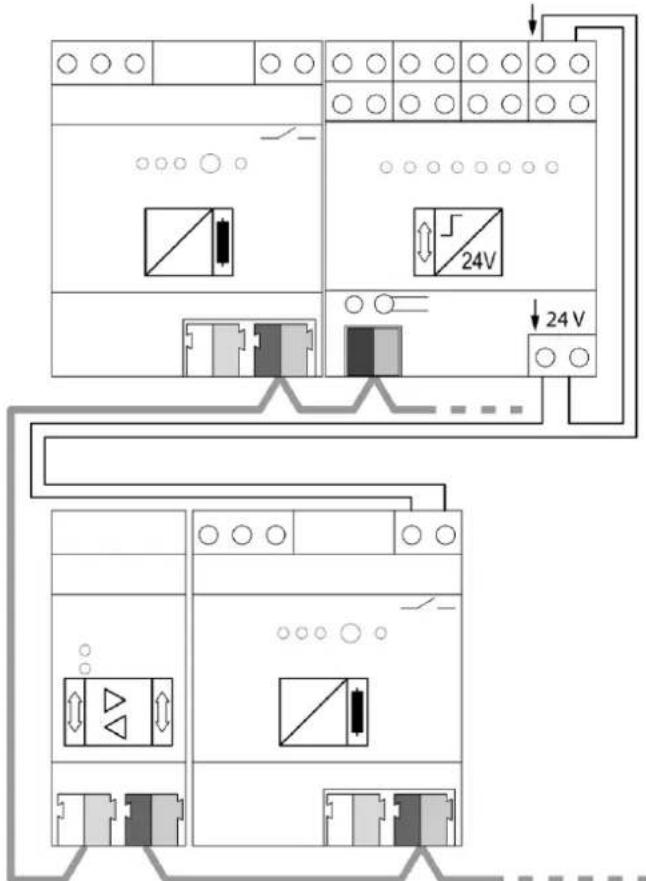 STEINEL P640 KNX - Diagnosemelder anschließen - 2