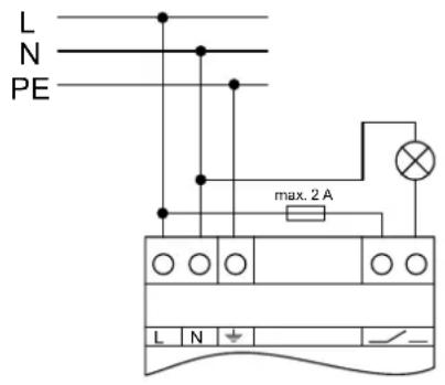 STEINEL P640 KNX - Diagnosemelder aansluiten - 1