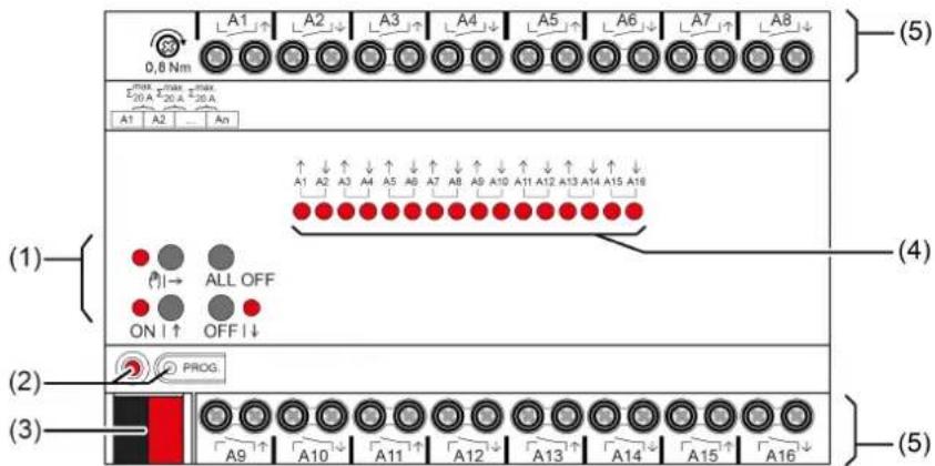 STEINEL UA16 KNX - Constructie apparaat - 1