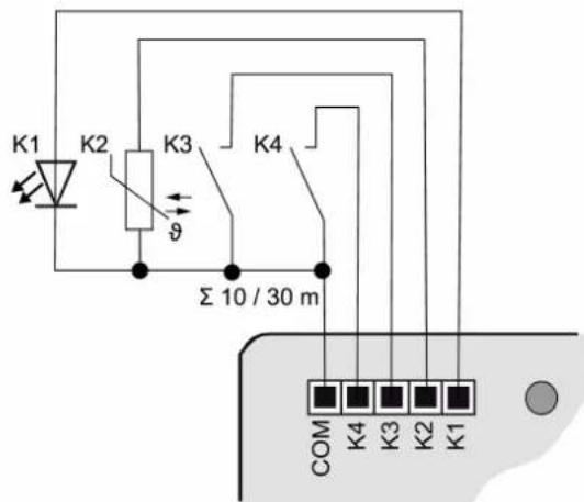 STEINEL UI4 KNX - DANGER! - 2