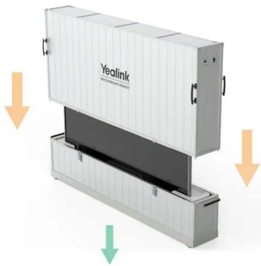 Yealink VDKCase-MB650 - 组装保护箱,并锁上锁扣 - 1