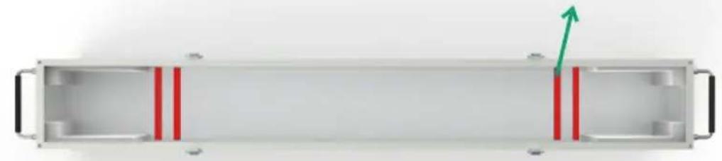Yealink VDKCase-MB650 - Peel off the adhesive tape at the bottom of the protective case and place the installation foam at the bottom. - 1