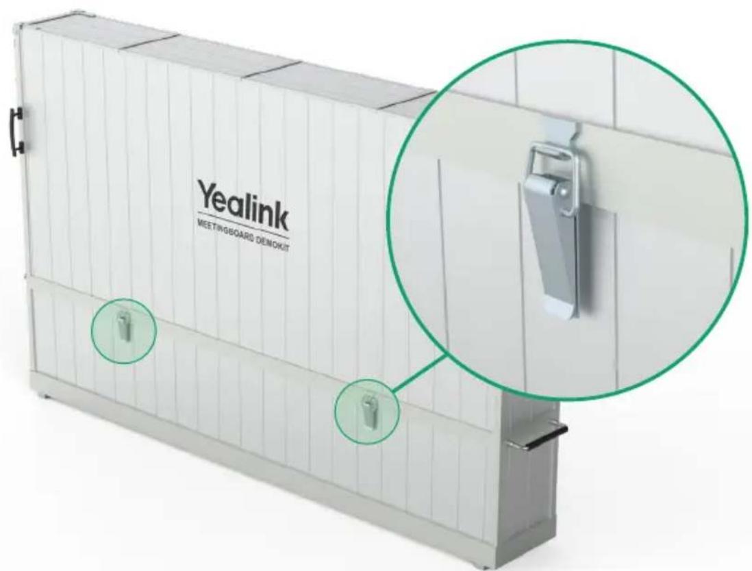 Yealink VDKCase-MB650 - 组装保护箱,并锁上锁扣 - 2