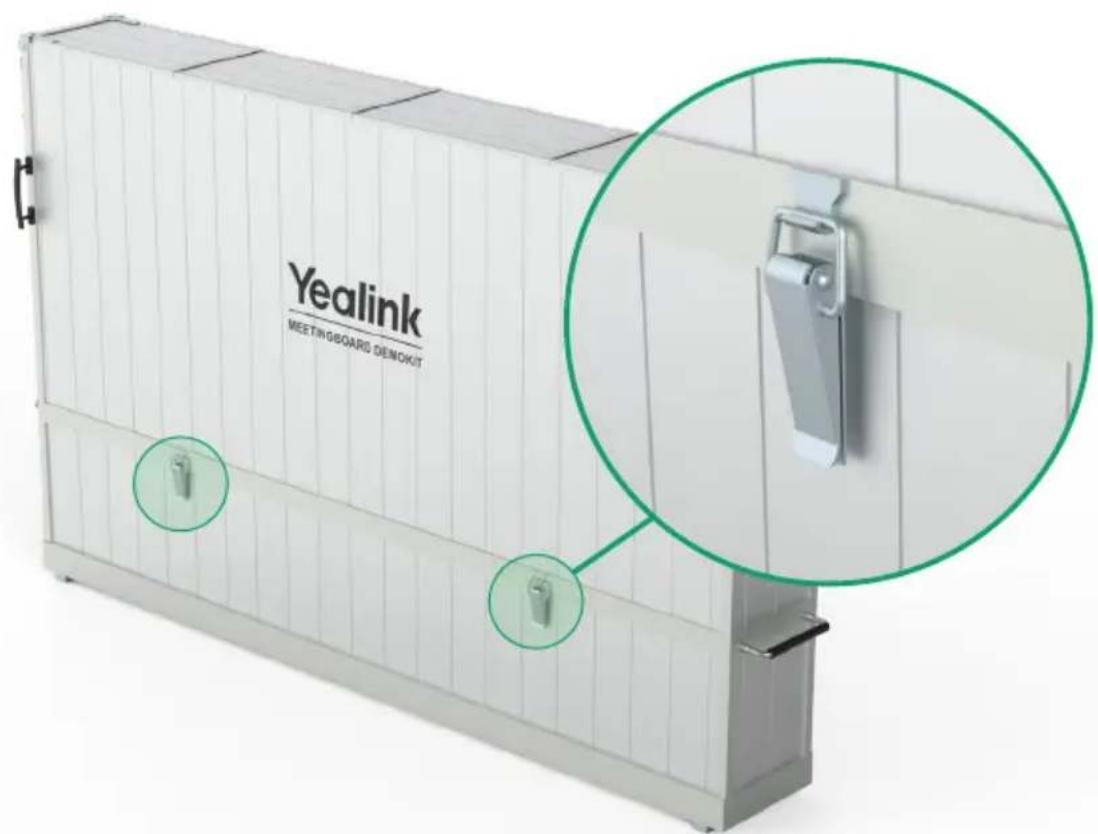 Yealink VDKCase-MB650 - Ensambla la funda protectora y asegura los pestillos. - 2