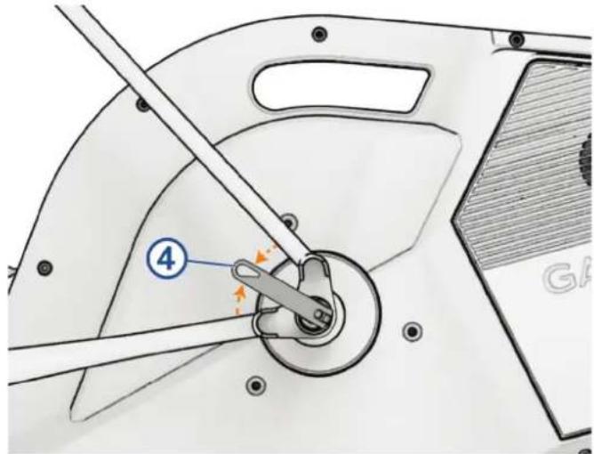 GARMIN Tacx NEO 3M - Installation de votre vélo à axe à fixation rapide - 4