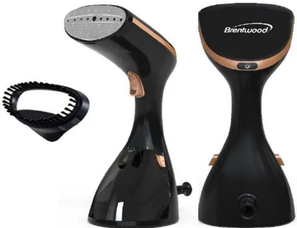 Brentwood MPI-42BK - HANDHELD GARMENT STEAMER - 1