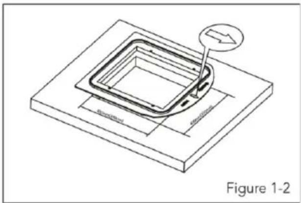 Mestic RTA-2500L - INSTALLATION METHOD OF THE MOUNTING PLATE - 1