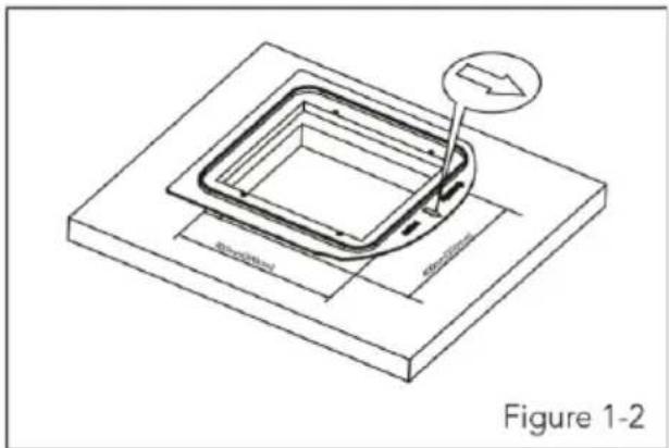 Mestic RTA-2500L - INSTALLATIEMETHODE VAN DE MONTAGEPLAAT - 1