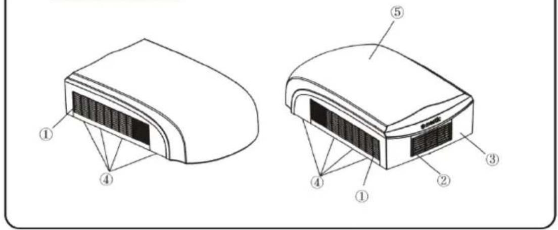 Mestic RTA-2500L - PARTS NAME - 2