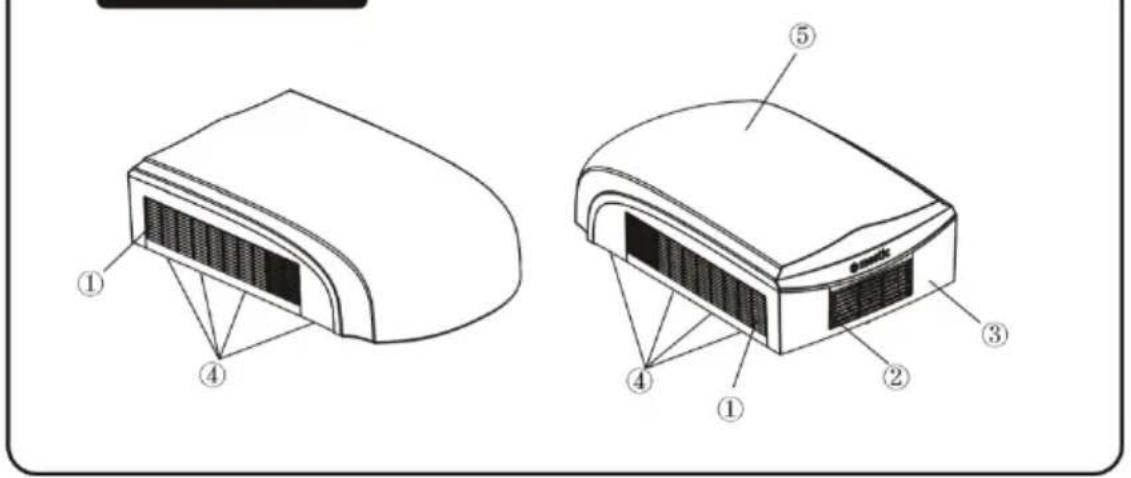 Mestic RTA-2500L - PARTS NAME - 2