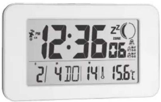 GlobalTronics WC-RC-04 - Horloge numérique radioguidée - 3