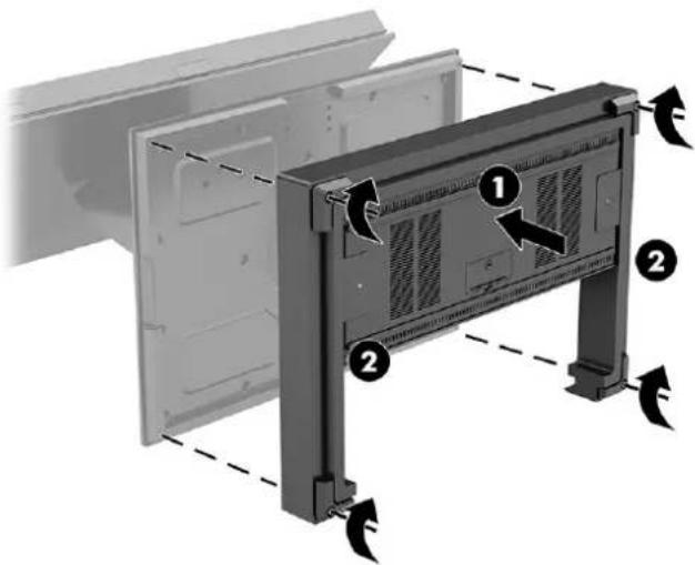HP Engage One Pro AIO - Installation du concentrateur sans ventilateur (avec le concentrateur de colonnes) - 5