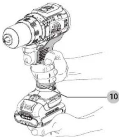 Mac Tools MCD701 - Proper Hand Position (Fig. D) - 1