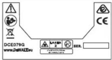 DEWALT DCE079G - Bedieningspaneel (afb. Ⓐ, Ⓑ) - 2