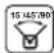 DEWALT DCE079G - Scan tilstandsknappen - 1