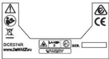DEWALT DCE079G - Warning Labels - 6