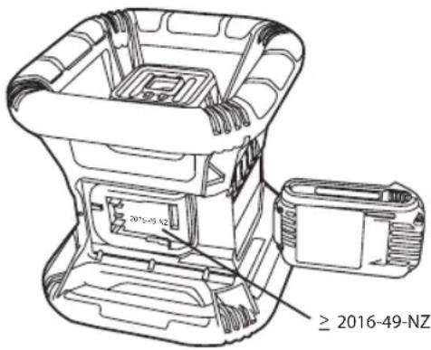 DEWALT DCE079G - Utilización del control remoto del modelo DCE079R/G - 1