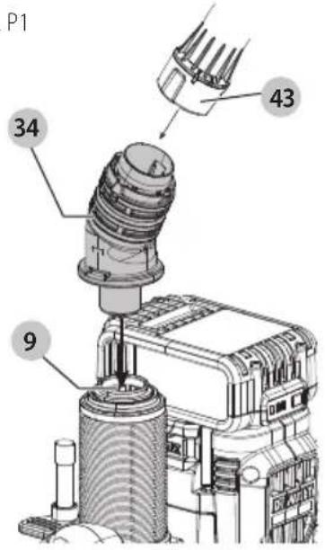 DEWALT DCW620 - Composants - 13