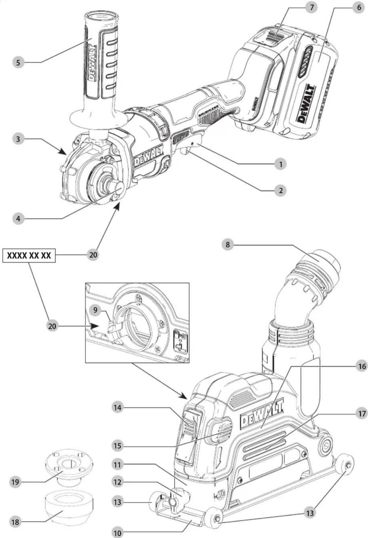 DEWALT DCG4610 - 1