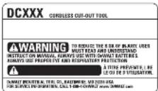 DEWALT DC551 - GARANTIE DE REMBOURSEMENT DE 90 JOURS - 1