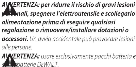 DEWALT DCS691 - ASSEMBLAGGIO E REGOLAZIONI - 1