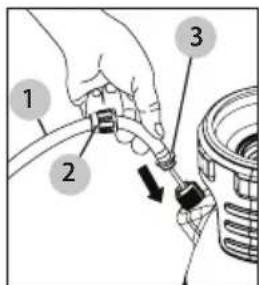 DEWALT DXSP190612 - Ensamble la manguera al tanque - 2