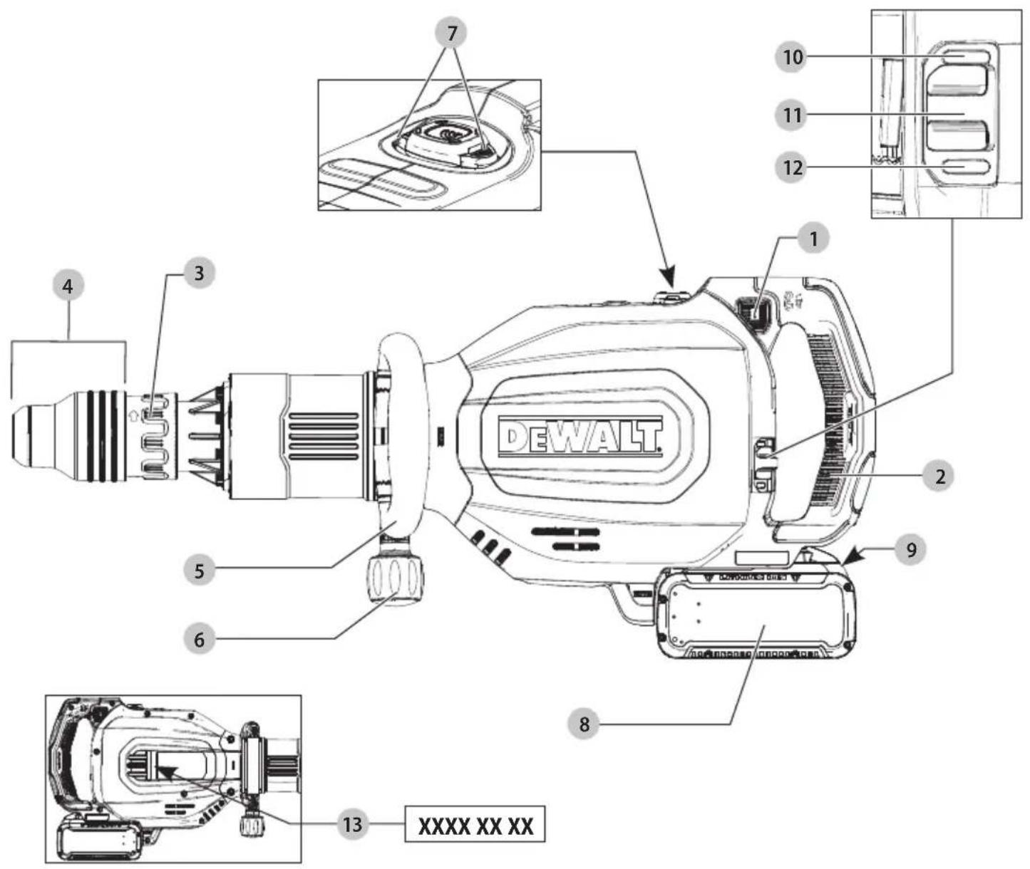 DEWALT DCH911 - 1